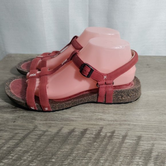 Teva Shoes - Teva Red Leather Sandals Woman's Size 10